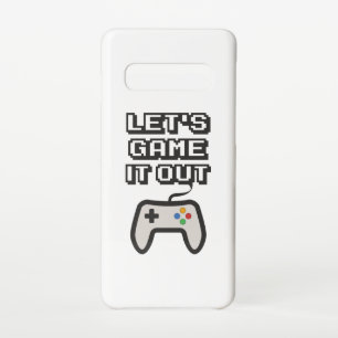 Let's game it out samsung galaxy s10 case