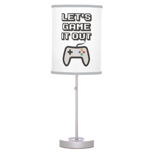 Lets game it out table lamp