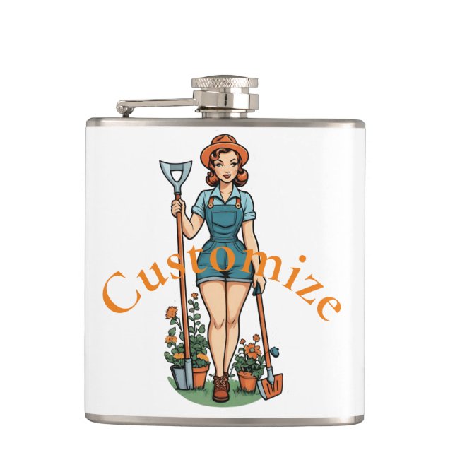 Let's Garden Thunder_Cove  Flask (Front)