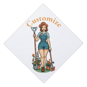 Let's Garden Thunder_Cove  Graduation Cap Topper