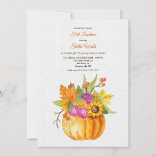 Let's Gather Fall Invitation