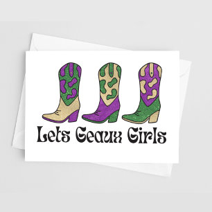 Lets Geaux Girls New Orleans Bachelorette Invitation