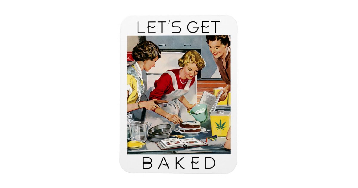 LET'S GET BAKED Funny Pot Pun Zazzle