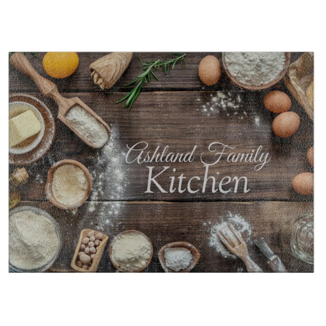 Let's Get Baking Cutting Board (Front)