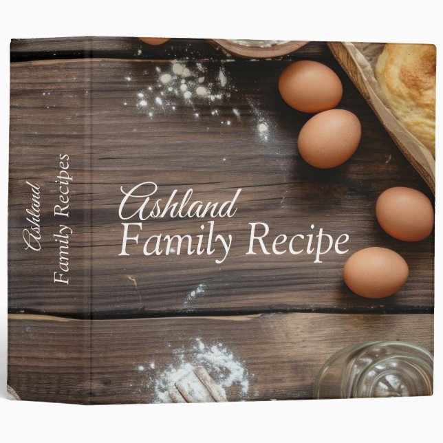 Let's Get Baking Recipe Binder - Large (Front/Spine)