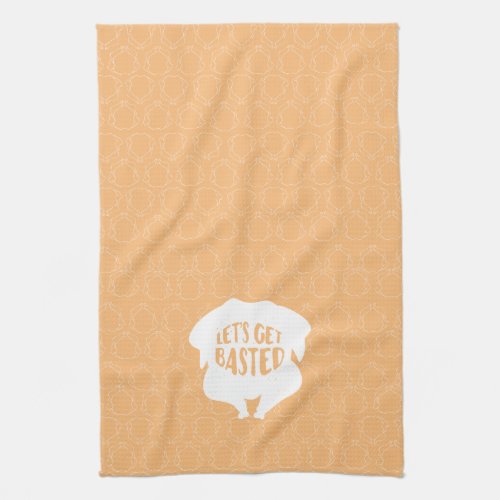 Lets Get Based Thanksgiving Kitchen Towel