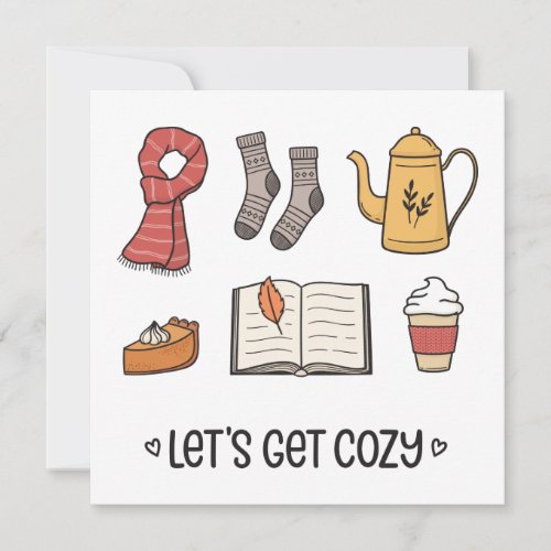 Lets Get Cozy Card