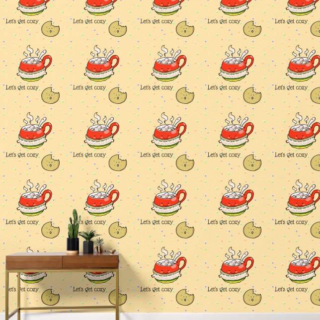 Let's get cozy (coffee & cookie) wallpaper  (Hallway)