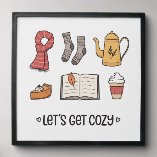 Lets Get Cozy Peel And Stick Photo Tile