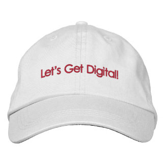 Let's Get Digital! - Personalized Adjustable Hat