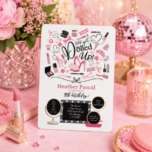Let's Get Dolled Up Birthday Invitation