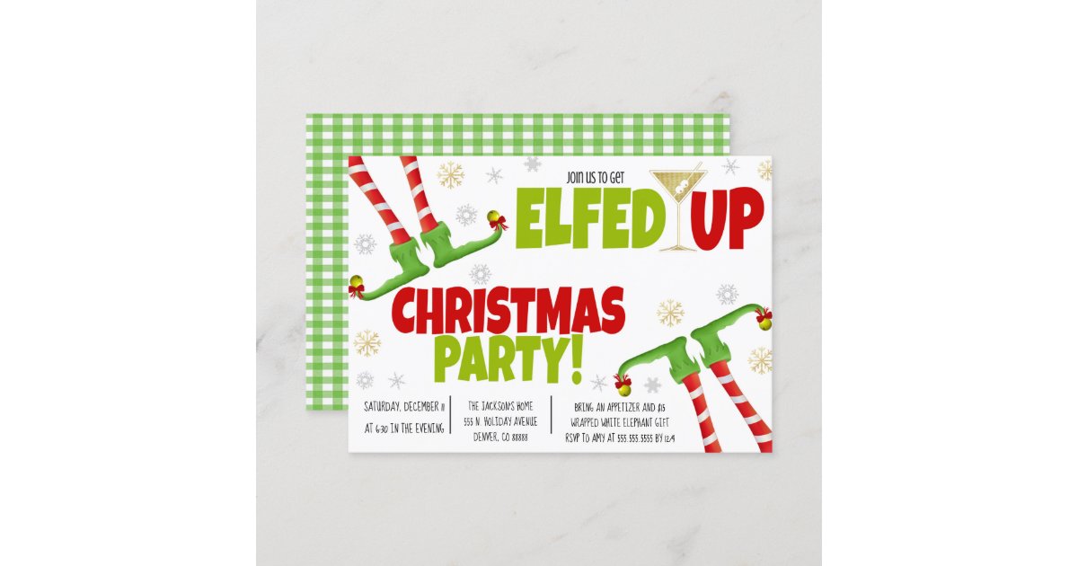 Let's Get Lit + Let's Get Elfed Up Custom Christmas Kitchen Tea Towels