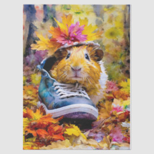 Let's get Fancy! Guinea Pig in Hat Tissue Paper
