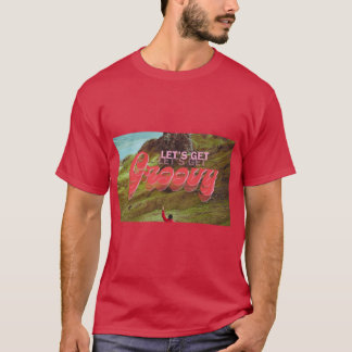 Lets Get Groovy Retro 70s Mountain Traveler Photog T-Shirt