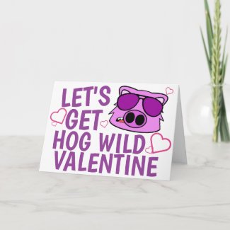 Let's Get Hog Wild Holiday Card