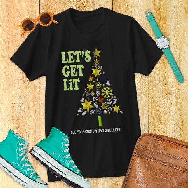 Let's Get It Christmas Tree Family Matching Party  T-Shirt (Creator Uploaded)