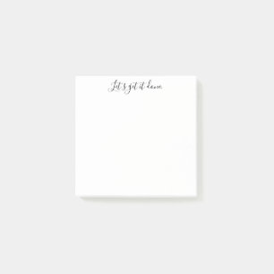 Let's get it done Inspirational Post-it Notes