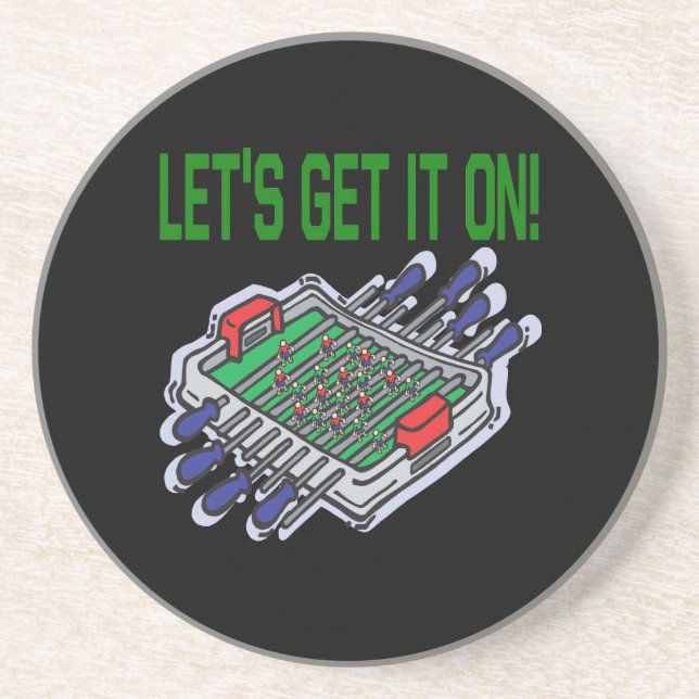 Lets Get It On Drink Coaster (Front)