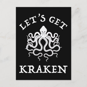 Let's Get Kraken Postcard