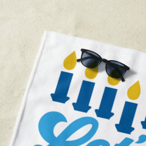 Lets Get Lit Beach Towel