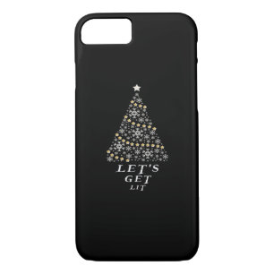 Let's Get Lit - Beautiful Christmas Gift Essential iPhone 8/7 Case