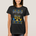 Let's Get Lit Chanukah Hanukkah Funny Christmas Ug T-Shirt<br><div class="desc">Let's Get Lit Chanukah Hanukkah Funny Christmas Ugly Sweater_2</div>