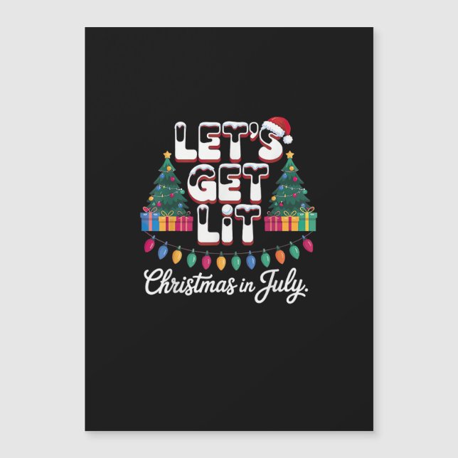 Let's Get Lit Christmas (Front)