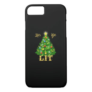 Let's Get Lit Christmas Christmas iPhone 8/7 Case