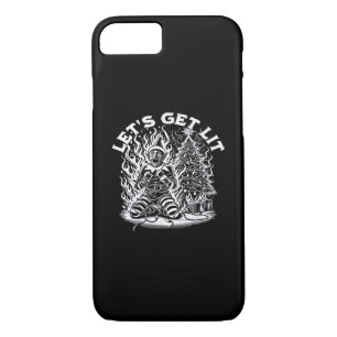 Let's Get Lit Christmas Christmas Celebration iPhone 8/7 Case