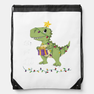 Let's Get Lit Christmas Classic Drawstring Bag