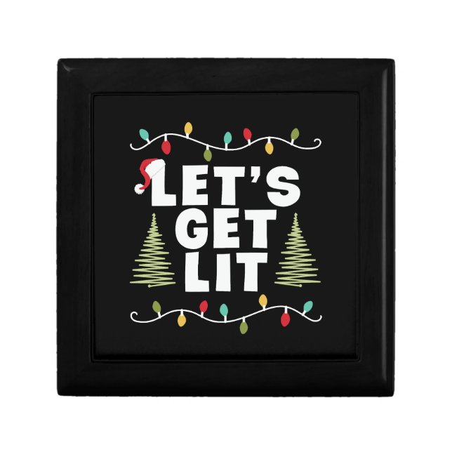 Lets Get Lit Christmas Gift Box (Front)