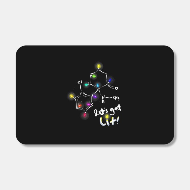 Let's Get Lit Christmas Ketamine Matchboxes (Front)