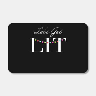 Let's Get Lit Christmas Lights Classic Matchboxes