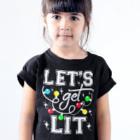 Let's Get Lit Christmas Party Funny - Xmas Light