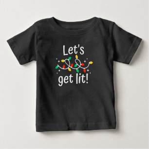 Let's Get Lit Christmas T-Shirt