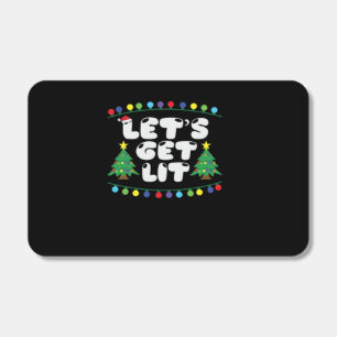 Let's Get Lit Christmas Tree Jingle Bells Matchboxes