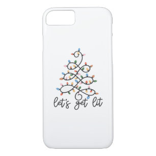 Let's Get Lit Christmas Tree Lights Classic iPhone 8/7 Case