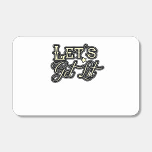 Let's Get Lit Classic Creative Casual Matchboxes