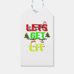 Let&#39;s Get Lit Classic Funny Retro Gift Tags