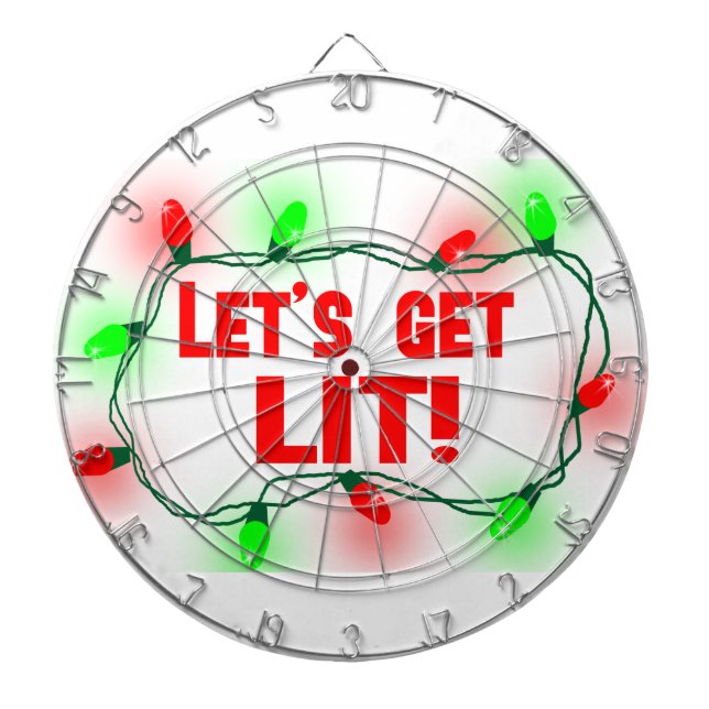 lets get lit dart board (Front)