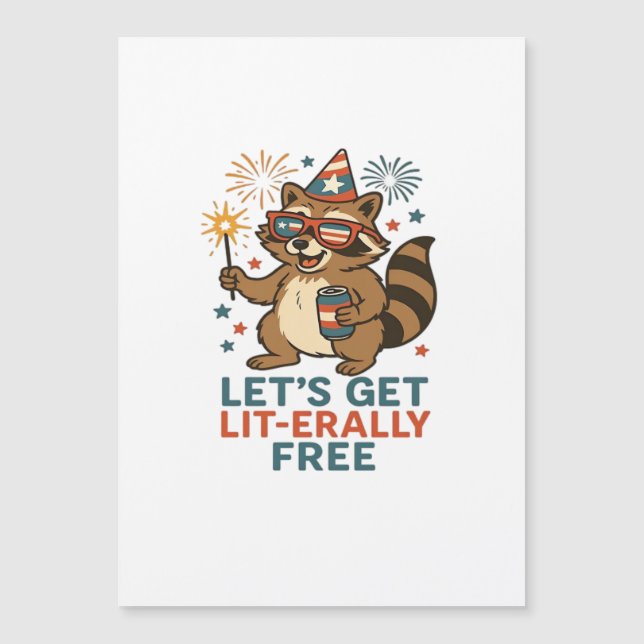 Let's Get Lit-erally Free Design - Fun Party Quote (Front)