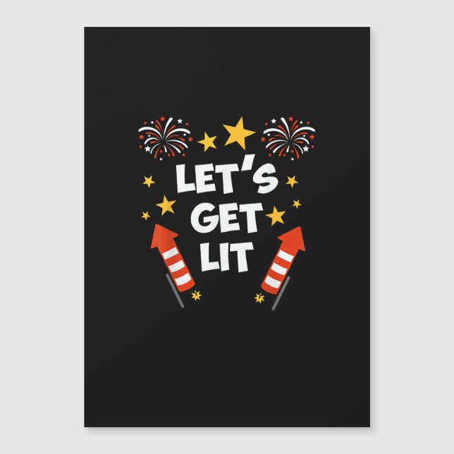 Let's Get Lit Fireworks English Teachers Get Lit (Front)