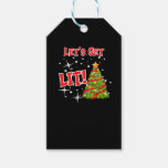 Let&#39;s Get Lit, Fun Idiom, Christmas Lights, Christ Gift Tags