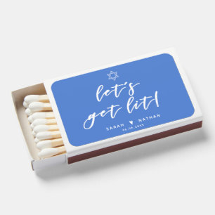 Let's get lit! - Fun Jewish Wedding Matchboxes