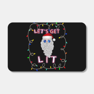 Let's Get Lit Funny Christmas Drinking Matchboxes