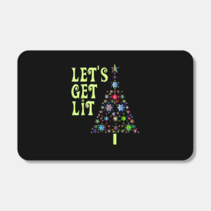 Let's Get Lit Funny Christmas Matchboxes
