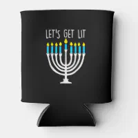 Let's Get Lit Custom Hanukkah Can Coolers Your store is not