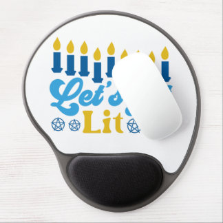 Let's Get Lit! Gel Mouse Pad