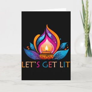 Let's Get Lit Happy Diwali Festival Of Light Card
