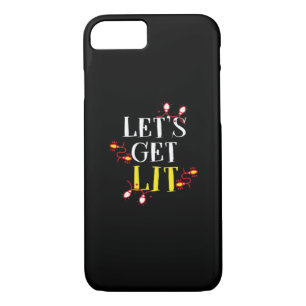 Let's Get Lit Holiday Christmas Classic iPhone 8/7 Case